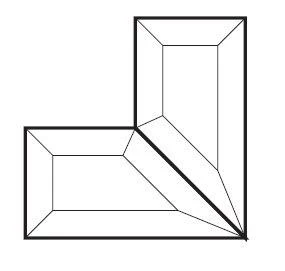 1-1/2" X 4" Corner Bevel