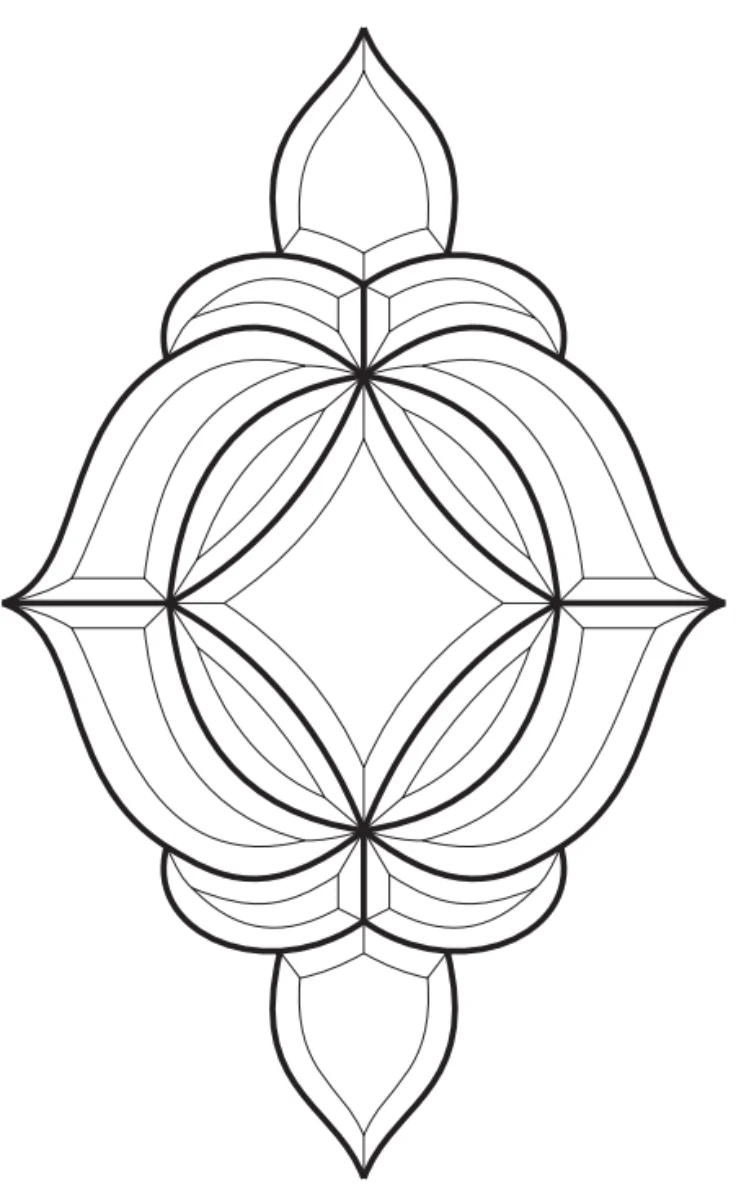 14" x 23-1/8" Bevel Cluster