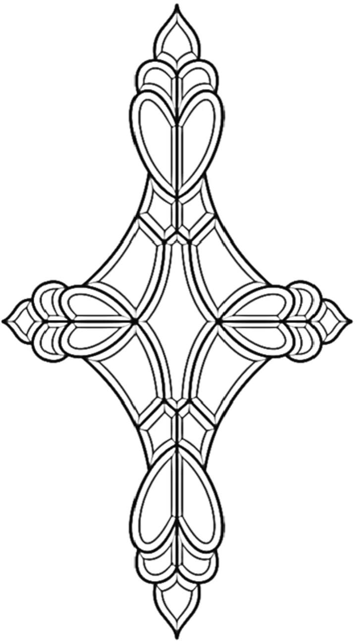 18-3/4'' x 34-1/8''  Bevel Cluster