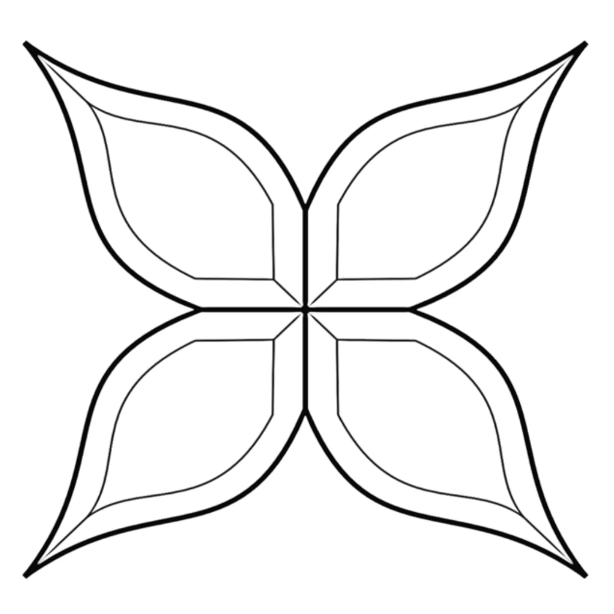 13'' x 13'' Bevel Cluster