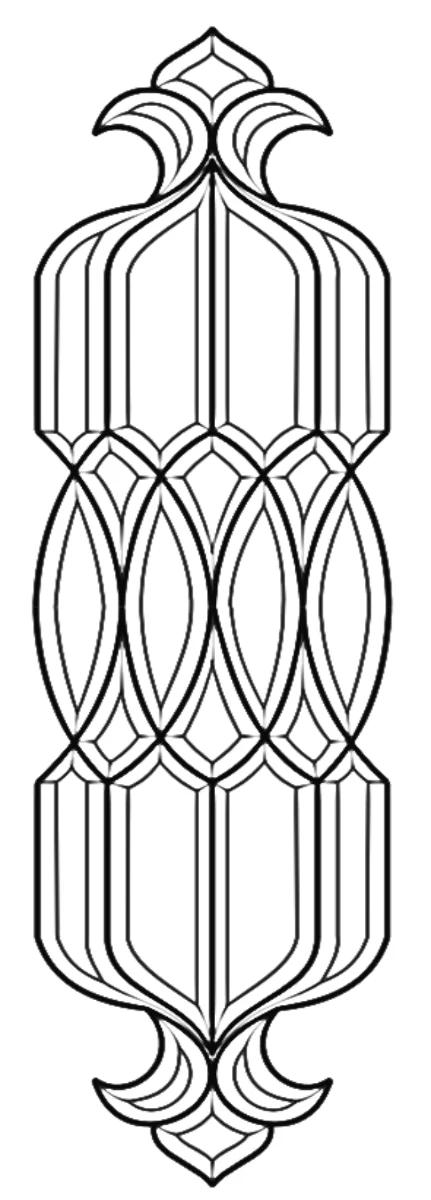 9-3/4'' x 28-1/8'' Bevel Cluster