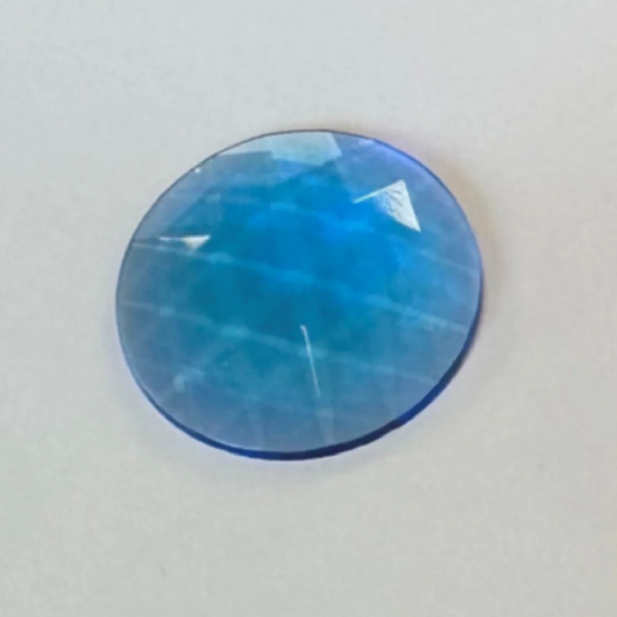 15MM ROUND FACETED TURQUOISE