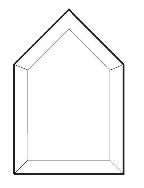 2-1/16" X 4-3/16" House Bevel
