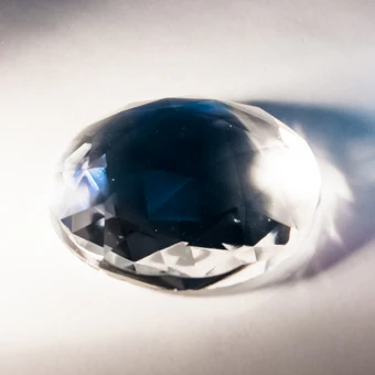 20MM ROUND FACETED CLEAR