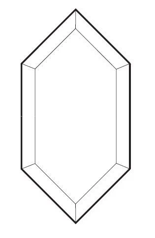 4-3/16" X 8-3/8" Double House Bevel -Single