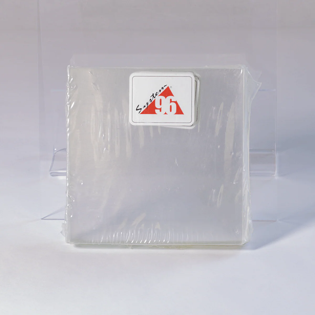 4" Squares 100SFS Clear Pre-Cut Bases - 6pcs