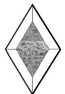 4" X 7" Glue Chip Diamond Bevel