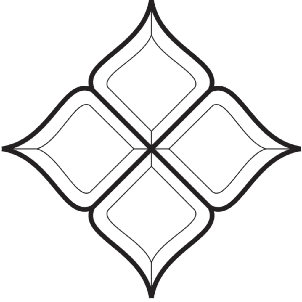7-5/8'' x 7-5/8'' Bevel Cluster