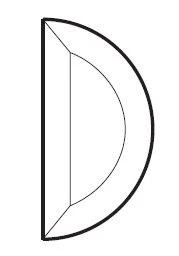 5" Half Circle Bevel