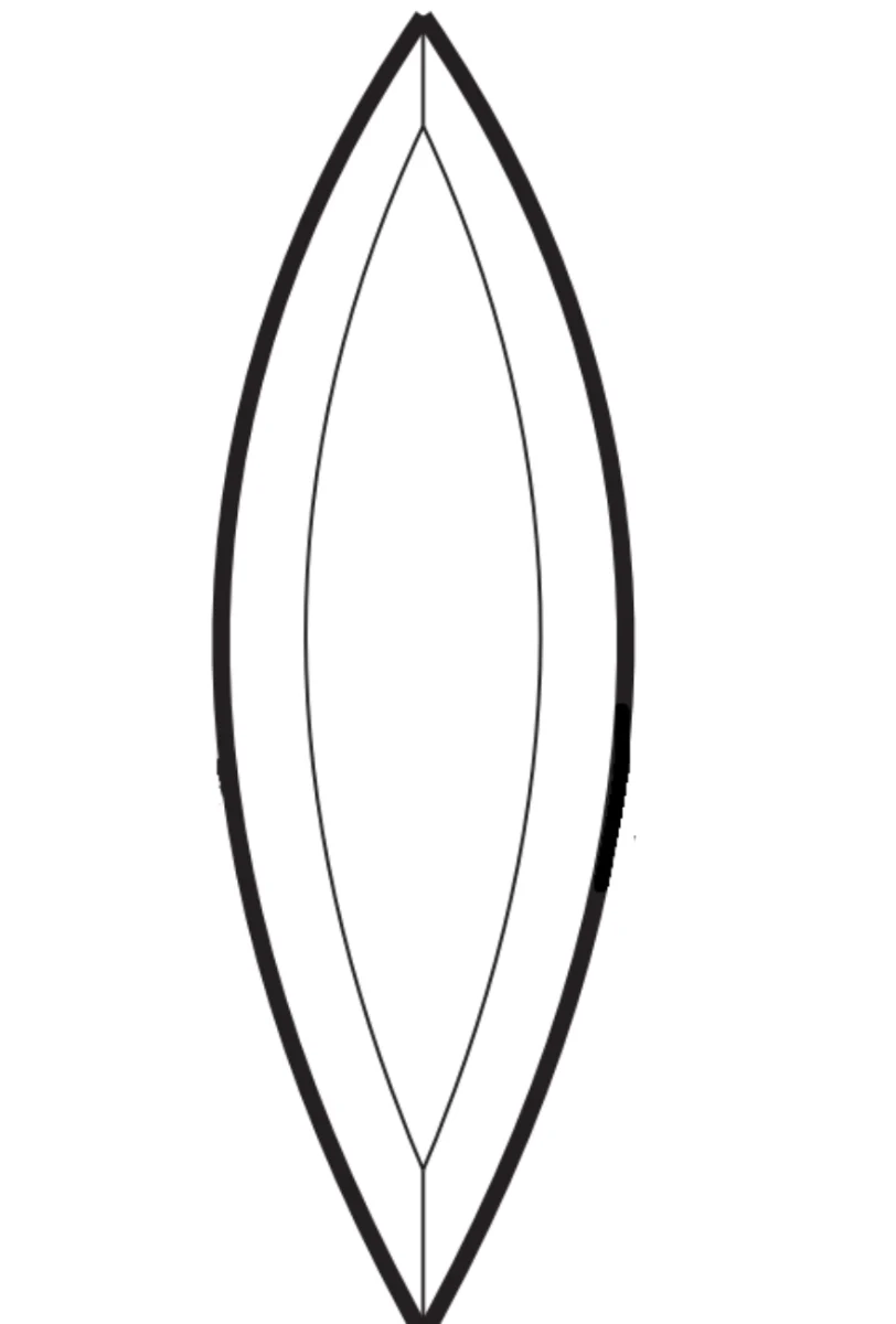 3-3/4" x 13" Bevel Cluster