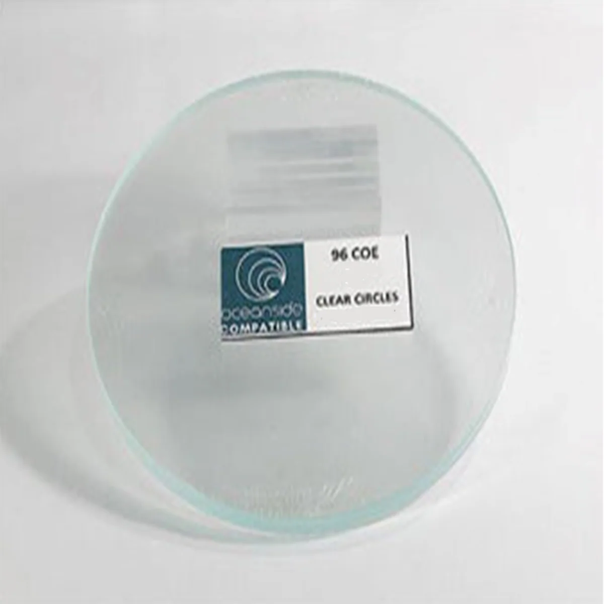 8" Diameter Clear Pre-Cut Bases - 6pcs