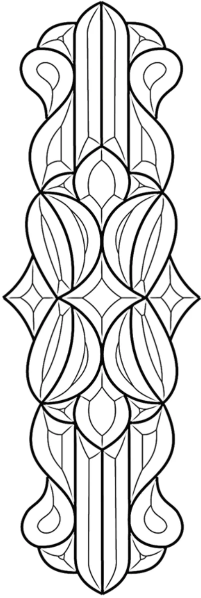 9-1/2'' x 28-1/2" Bevel Cluster