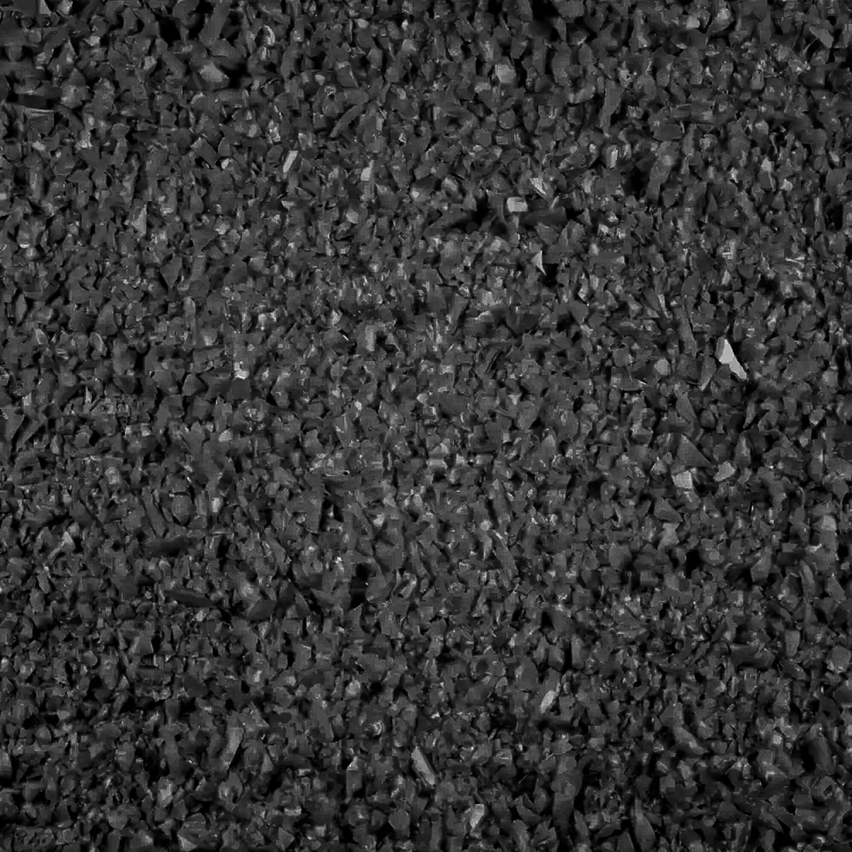 Aventurine Black Medium Glass Frit, 8.5 oz