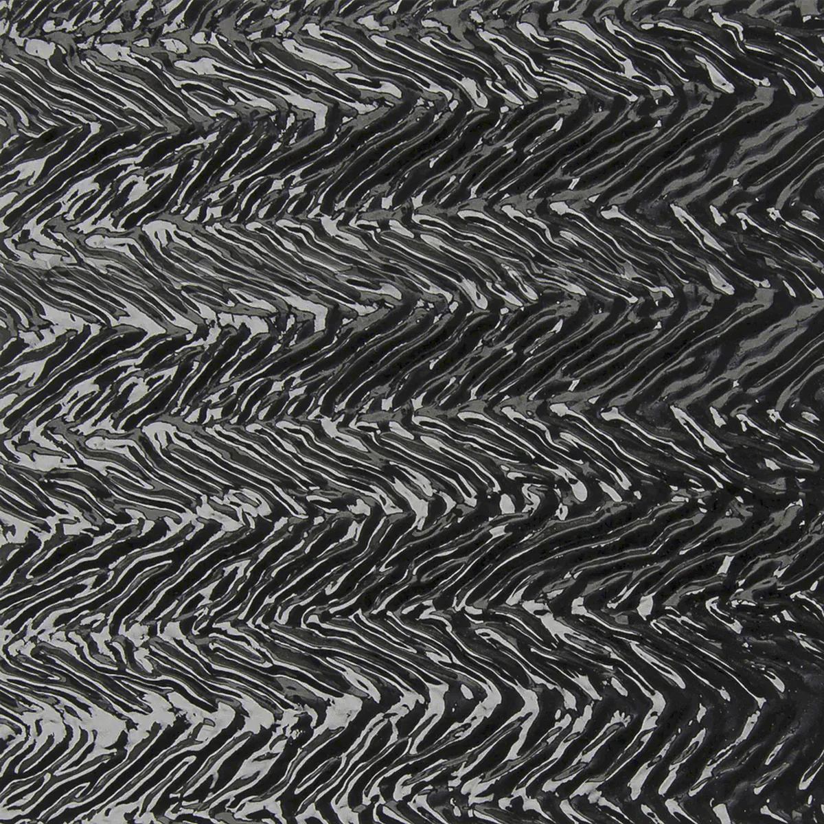 Black Herringbone Ripple, 3mm - Image 2