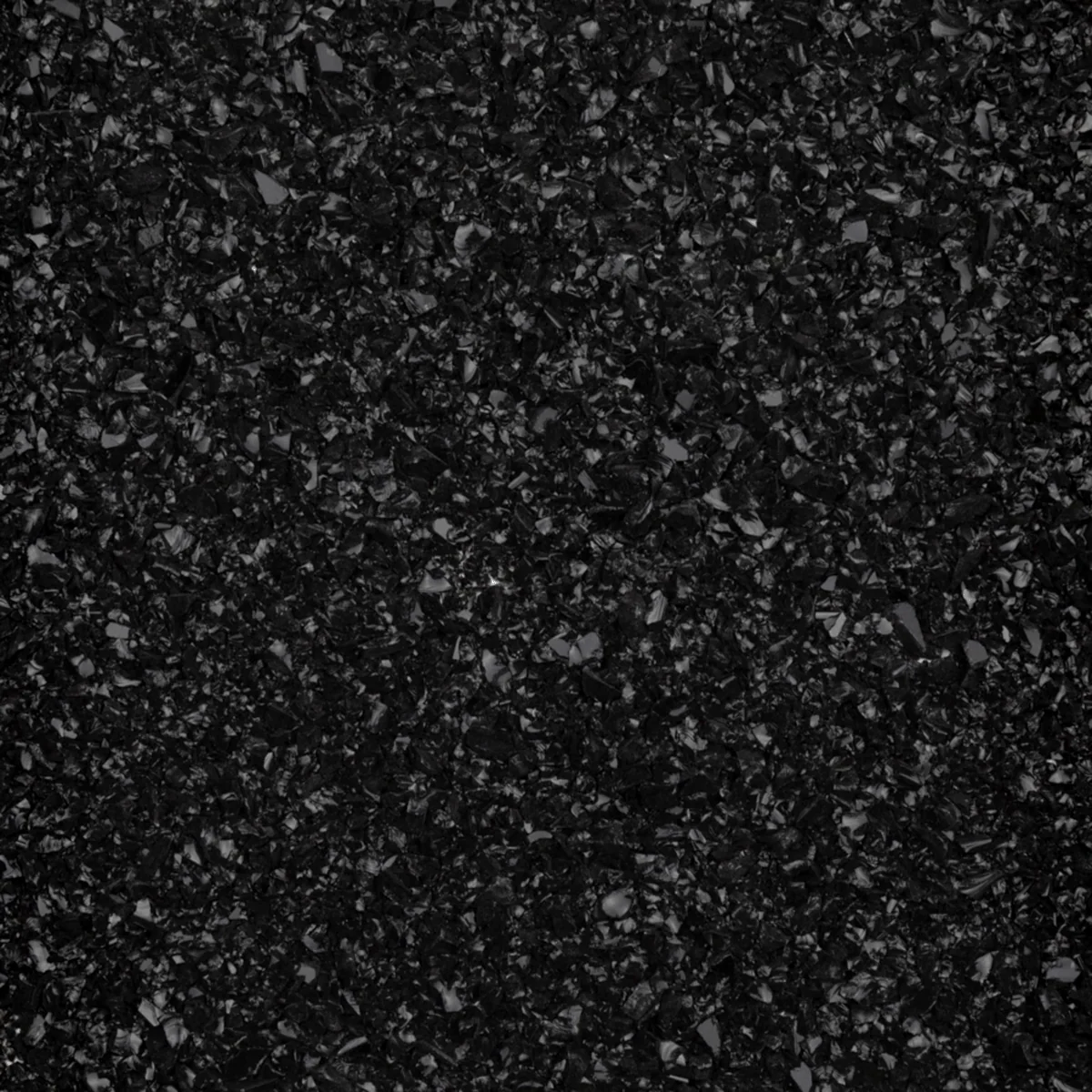 Black Medium Glass Frit, 8.5 oz