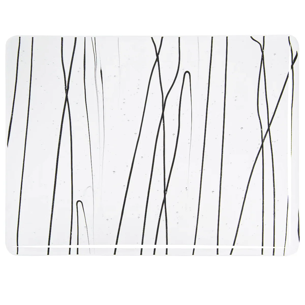 Black Streamers on Clear Base, 3mm