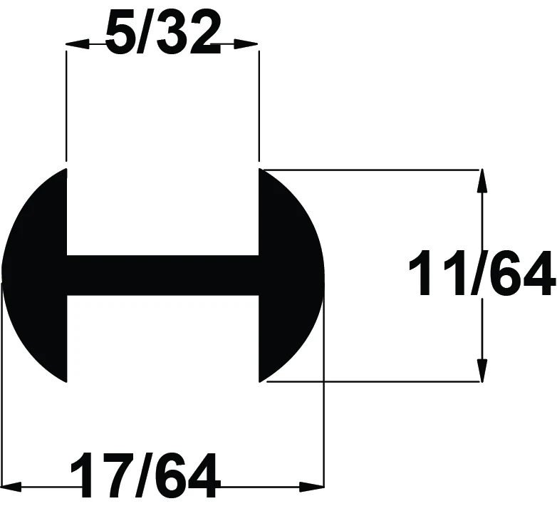 LEAD 11/64" (5/32''CH) ROUND H