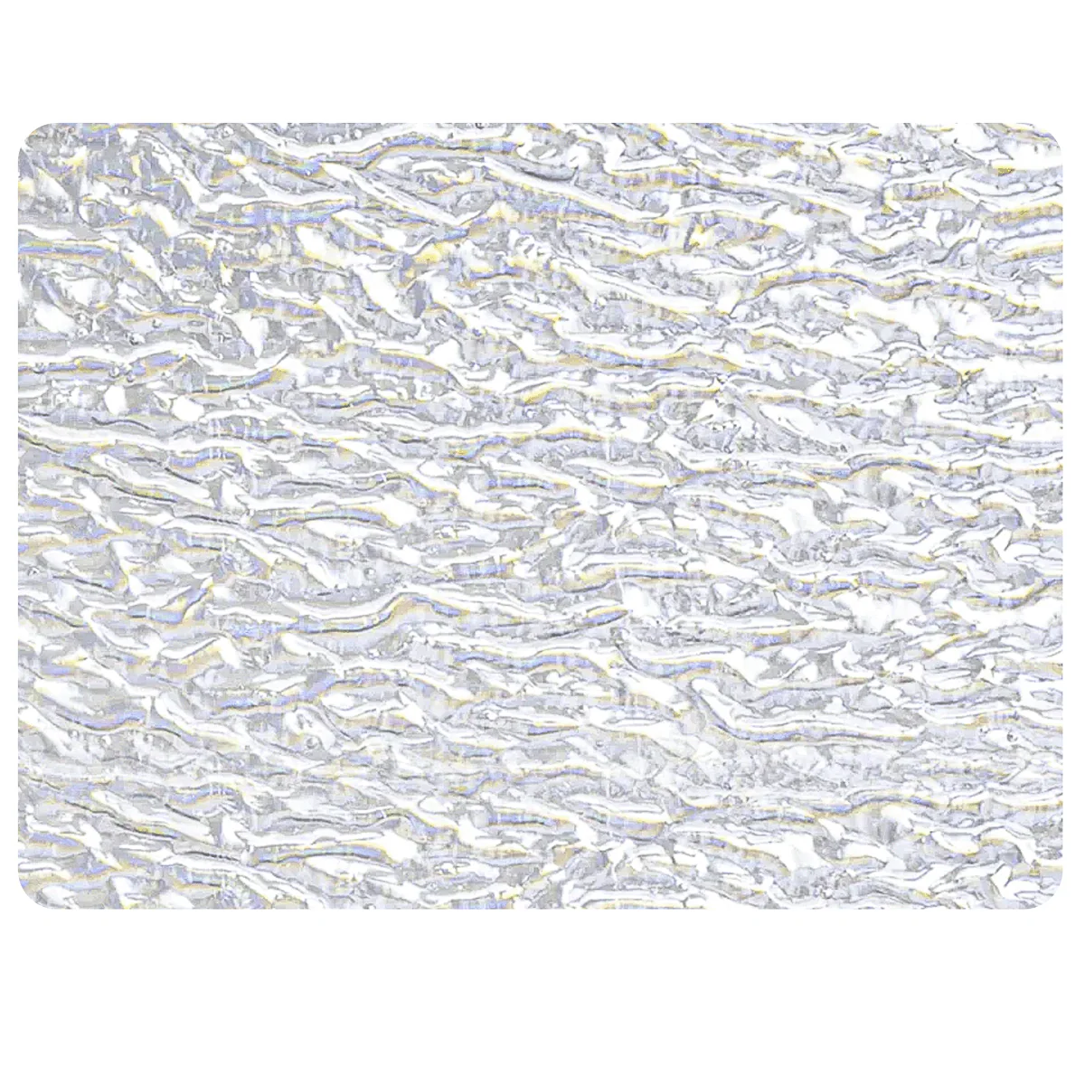 Clear Granite Ripple Iridescent, 3mm