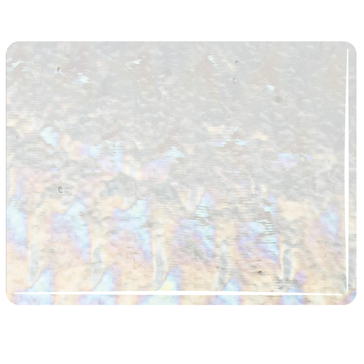 Clear, Patterned Iridescent, 3 mm