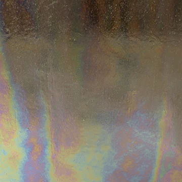 Clear Seedy Iridescent
