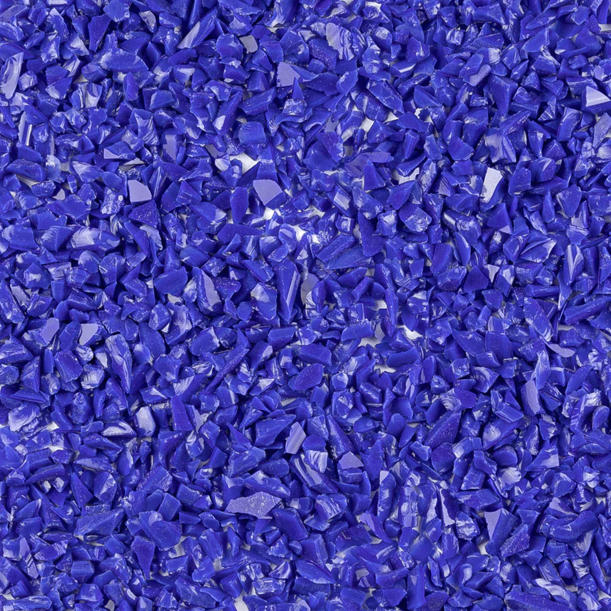 Dark Blue Opal Coarse Glass Frit, 8.5 oz
