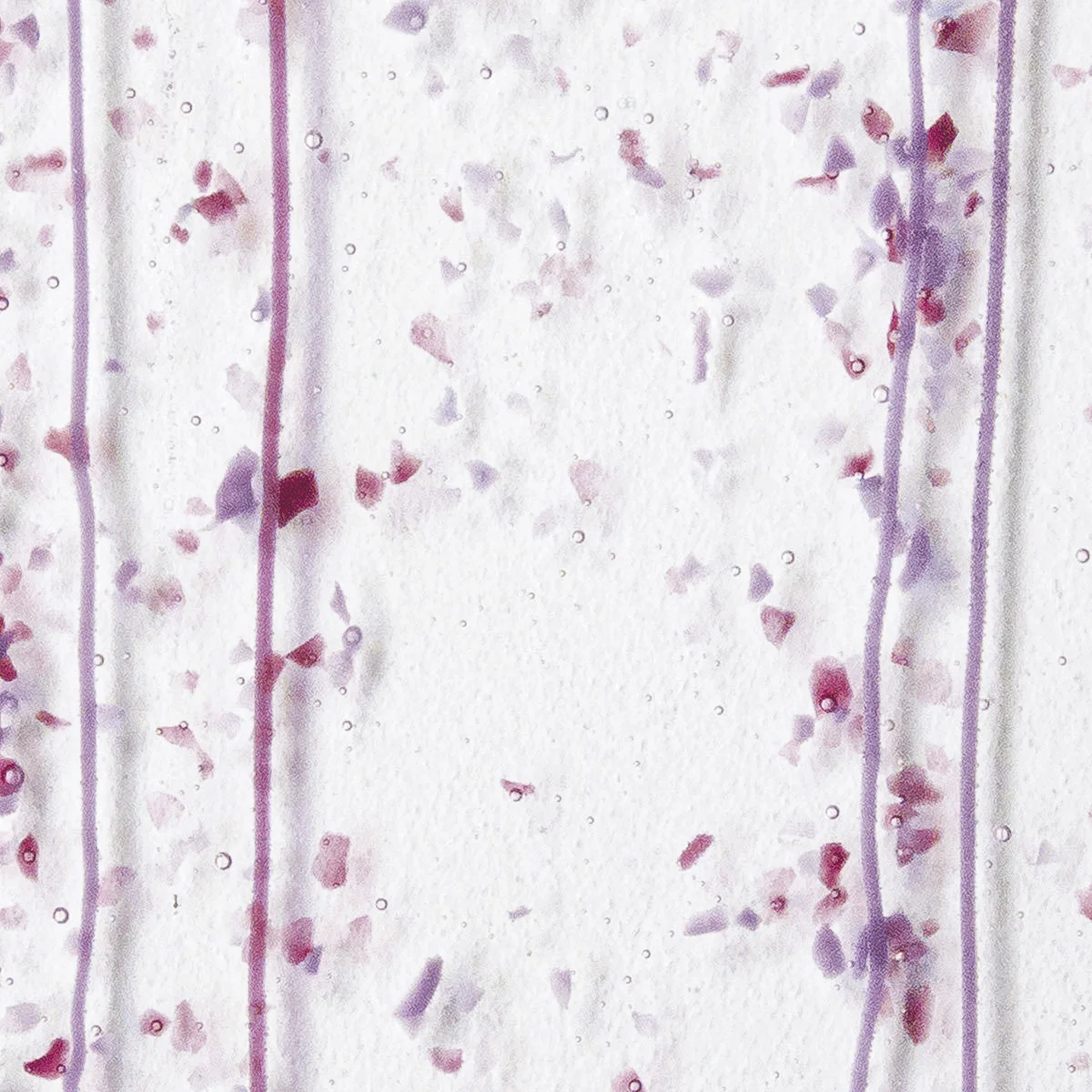 Cranberry and Purple Frit, Cranberry and Purple Streamers, 3 mm - Image 2