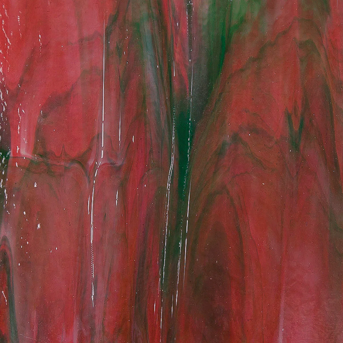 Cranberry Pink Transparent, Emerald Green Transparent, White Opalescent 3+ Color Mix, 3 mm - Image 2
