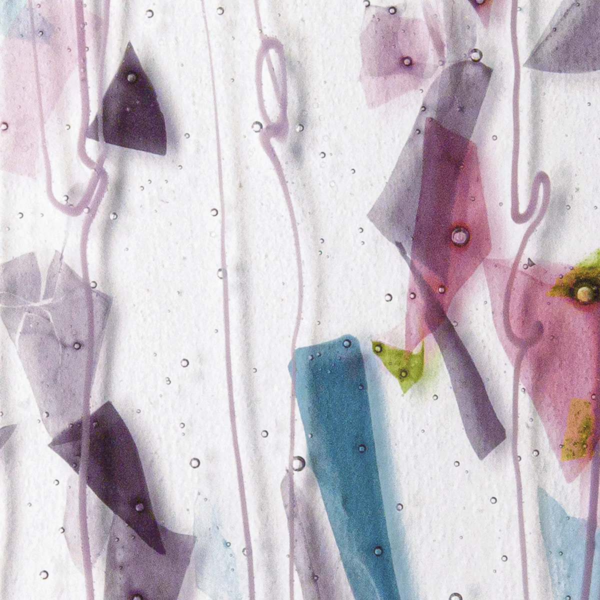 Deep Pink, Plum, Spring Green, and Aqua (with Pink Streamers), 3 mm - Image 2