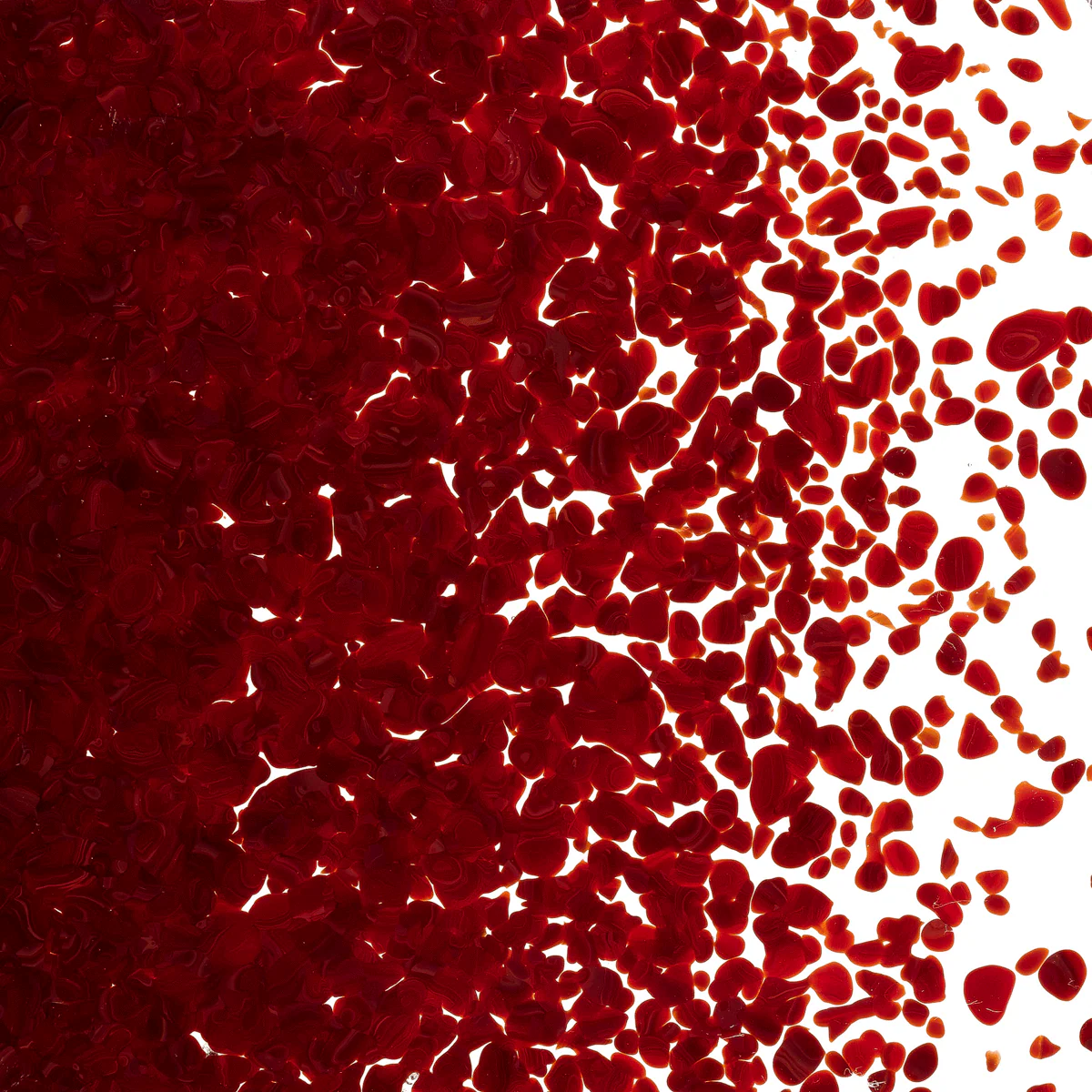 Deep Red Opalescent, Medium. 1 lb. - Image 2