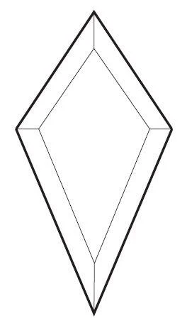 2-11/16" X 6" Kite Bevel