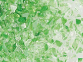 DualTone Fern Green Opal & Clear Powder Glass Frit, 8.5 oz