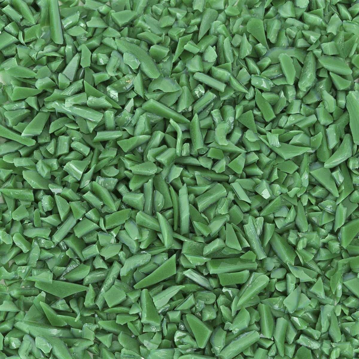 Emerald Green Opal Coarse Glass Frit, 8.5 oz