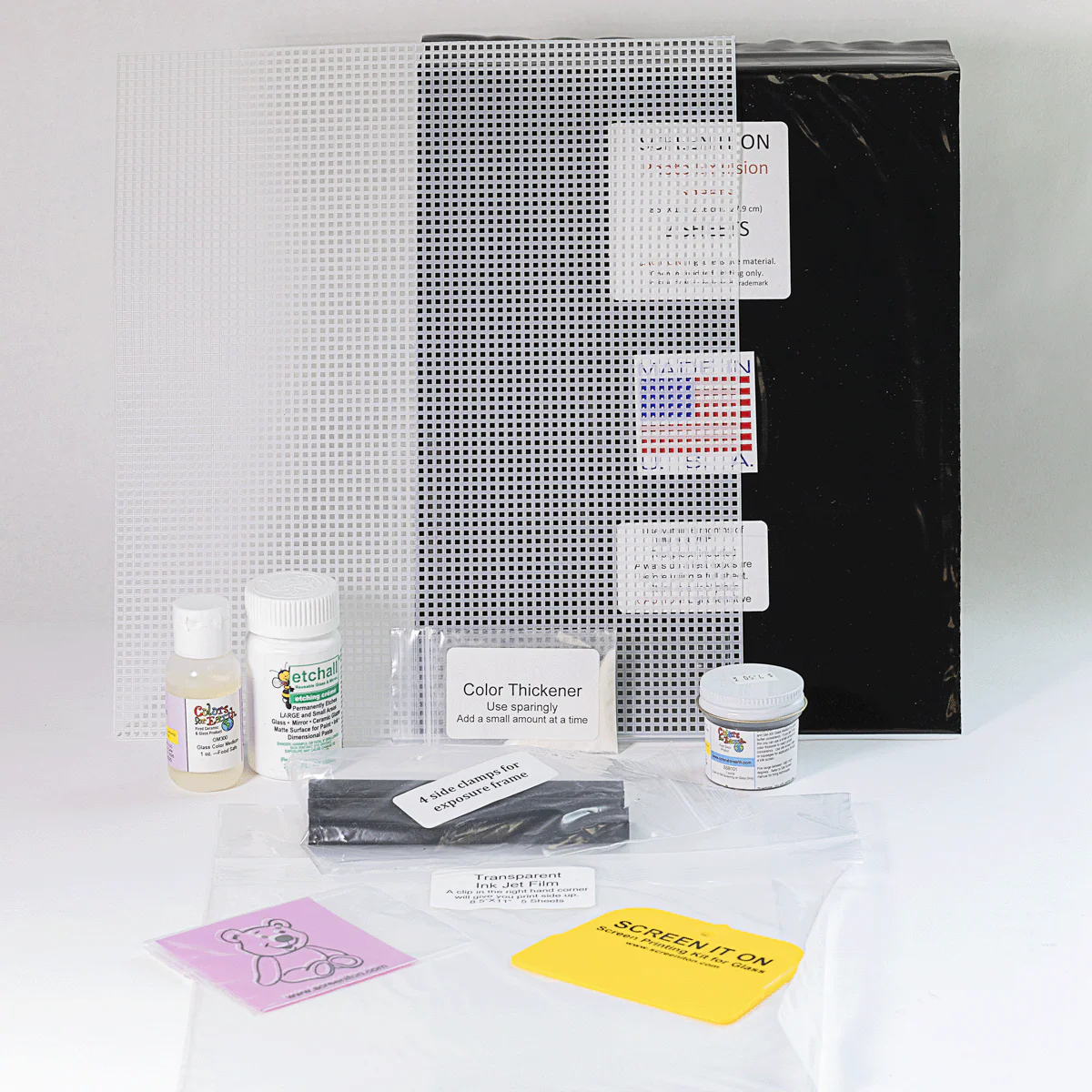 GLASS SILKSCREENING KIT
