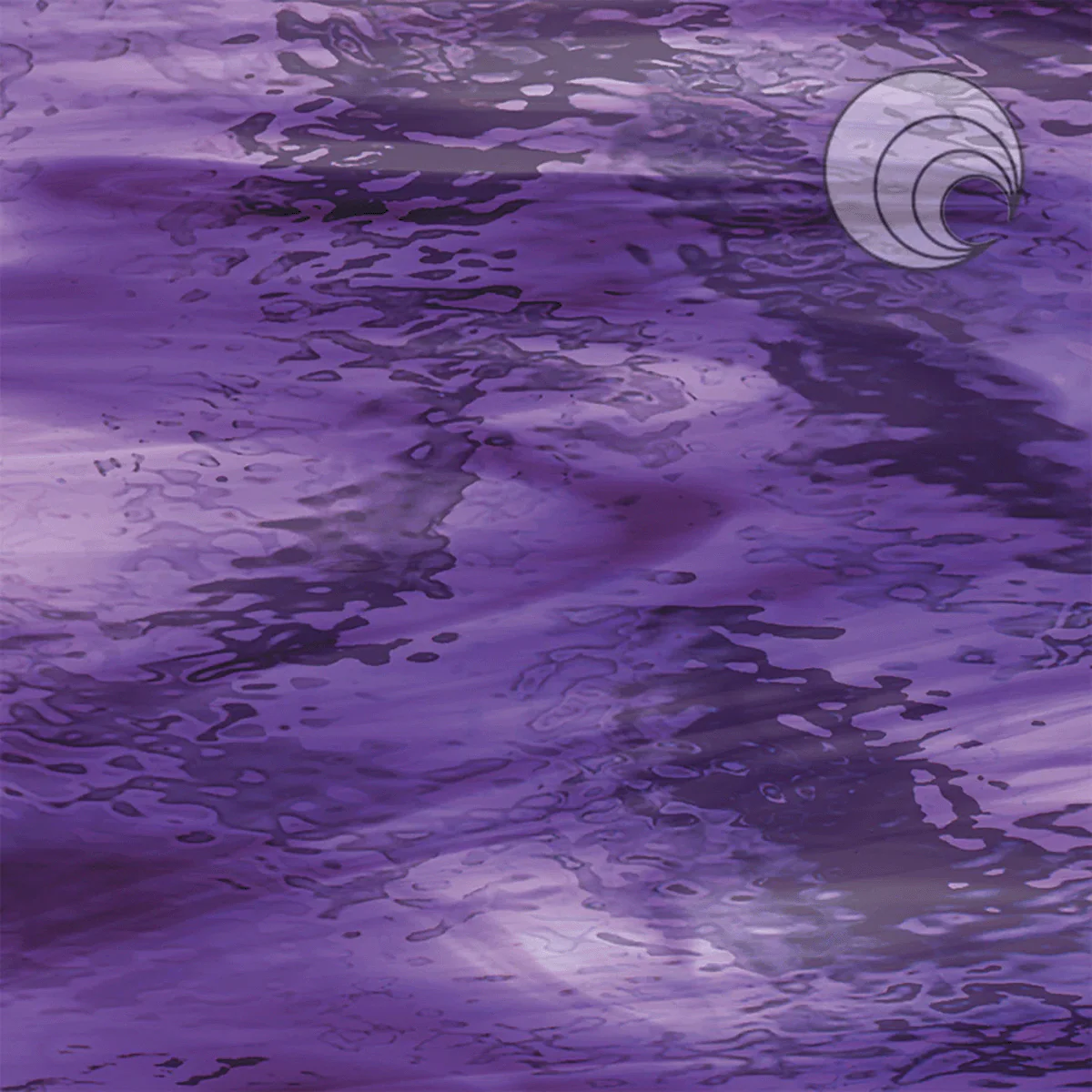 Deep Violet/Pale Purple Waterglass