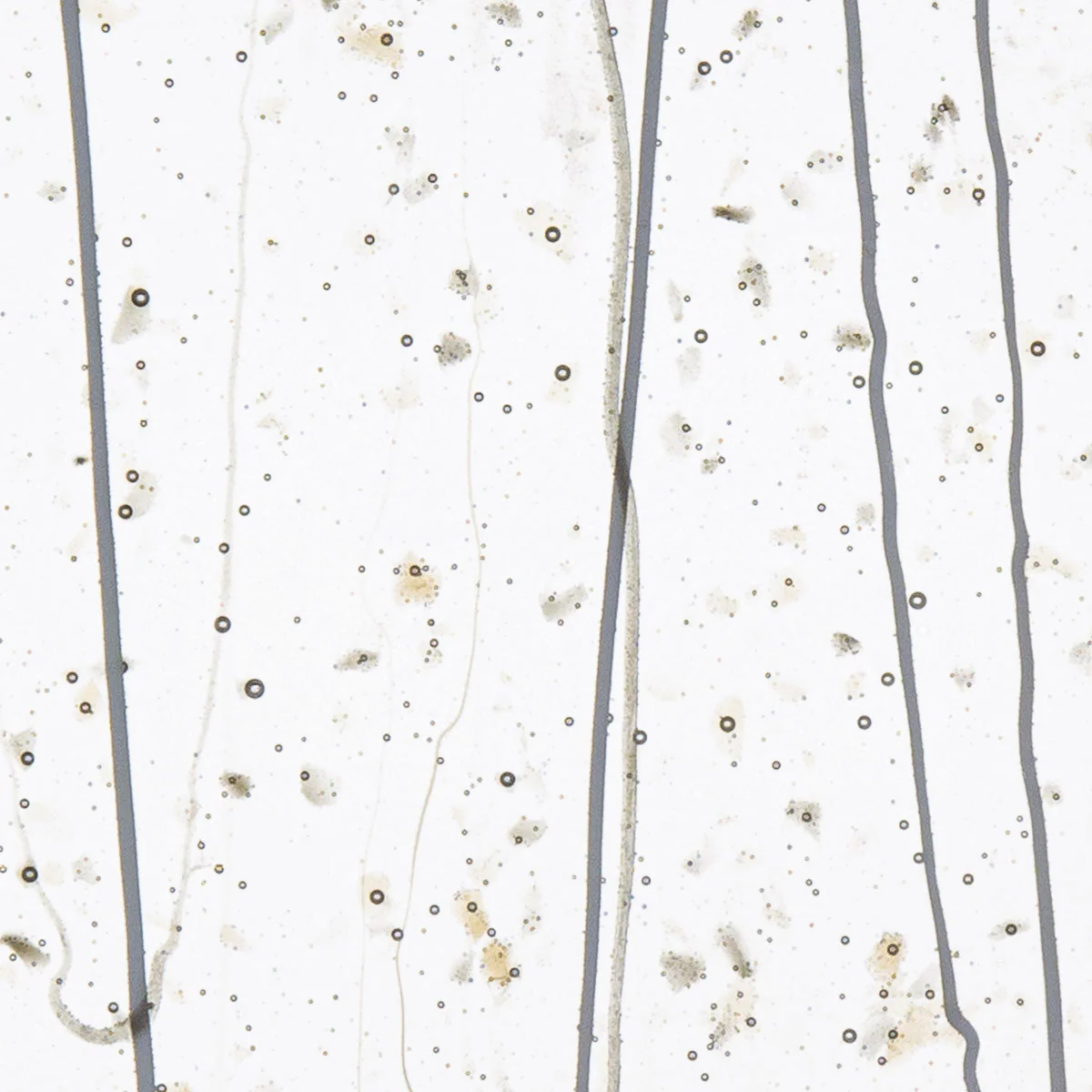 Gray and Bronze Frit, Gray and Vanilla Streamers, 3 mm - Image 2