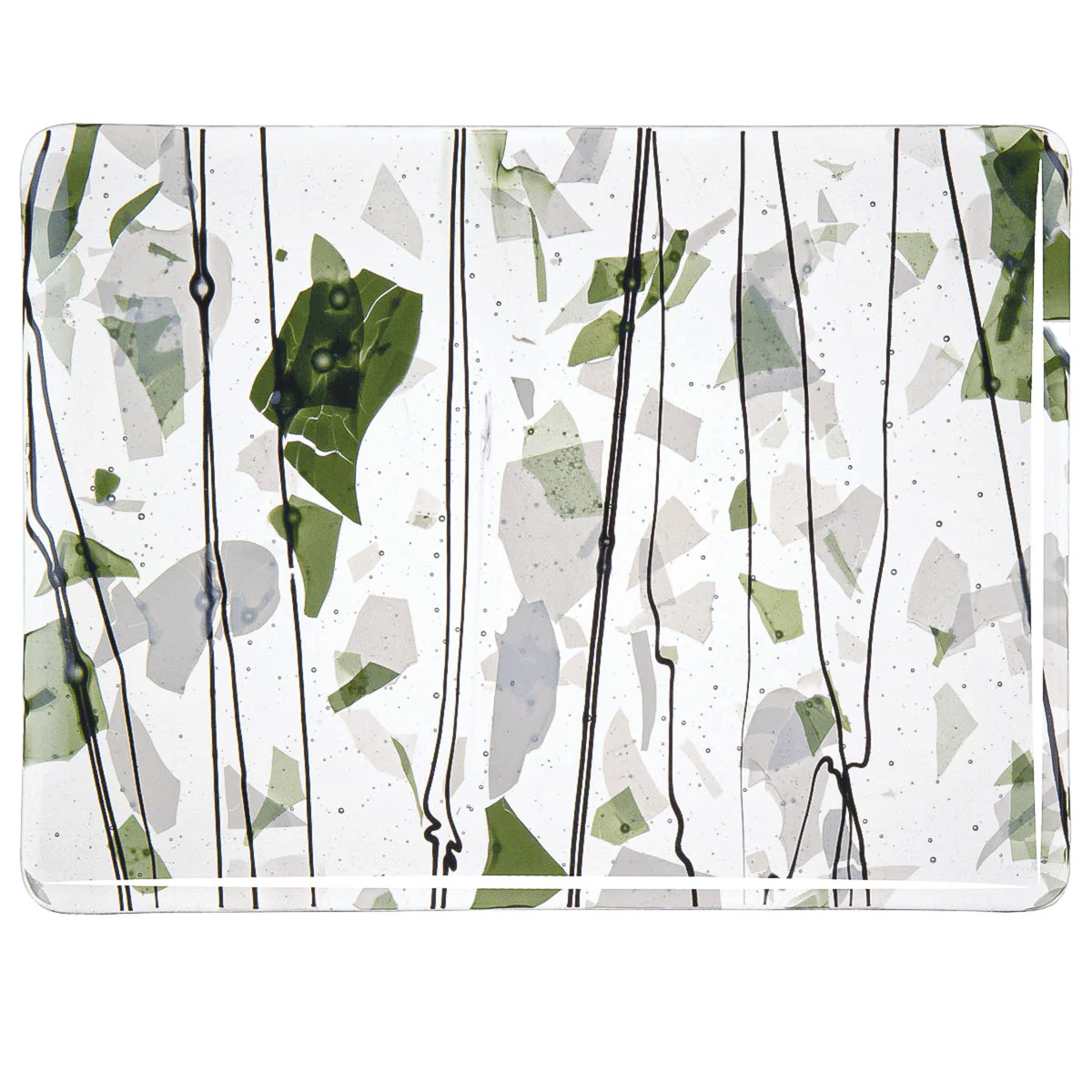 Green and White, 3 mm
