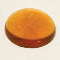 12MM ROUND SMOOTH LT AMBER