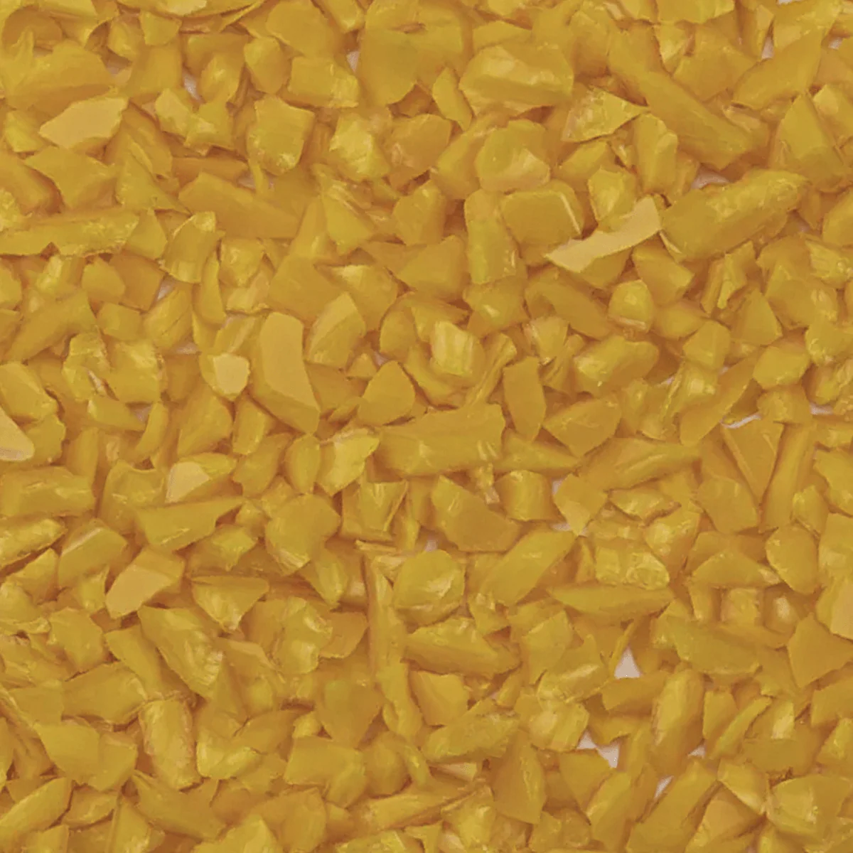 Marigold Opal Mosaic Glass Frit, 8.5 oz