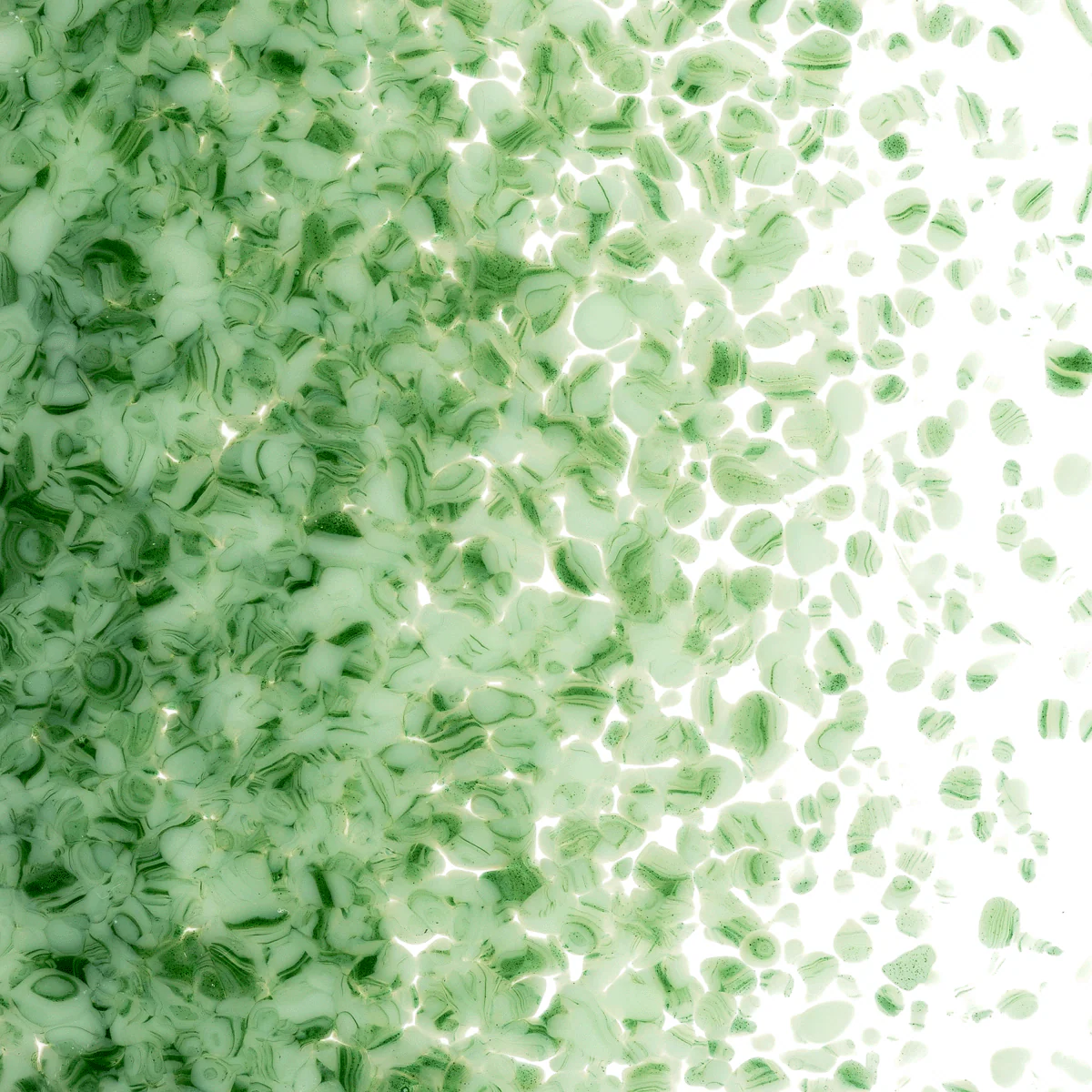 Mint Green Opalescent, Aventurine Green Transparent, Medium, 1 lb. - Image 2