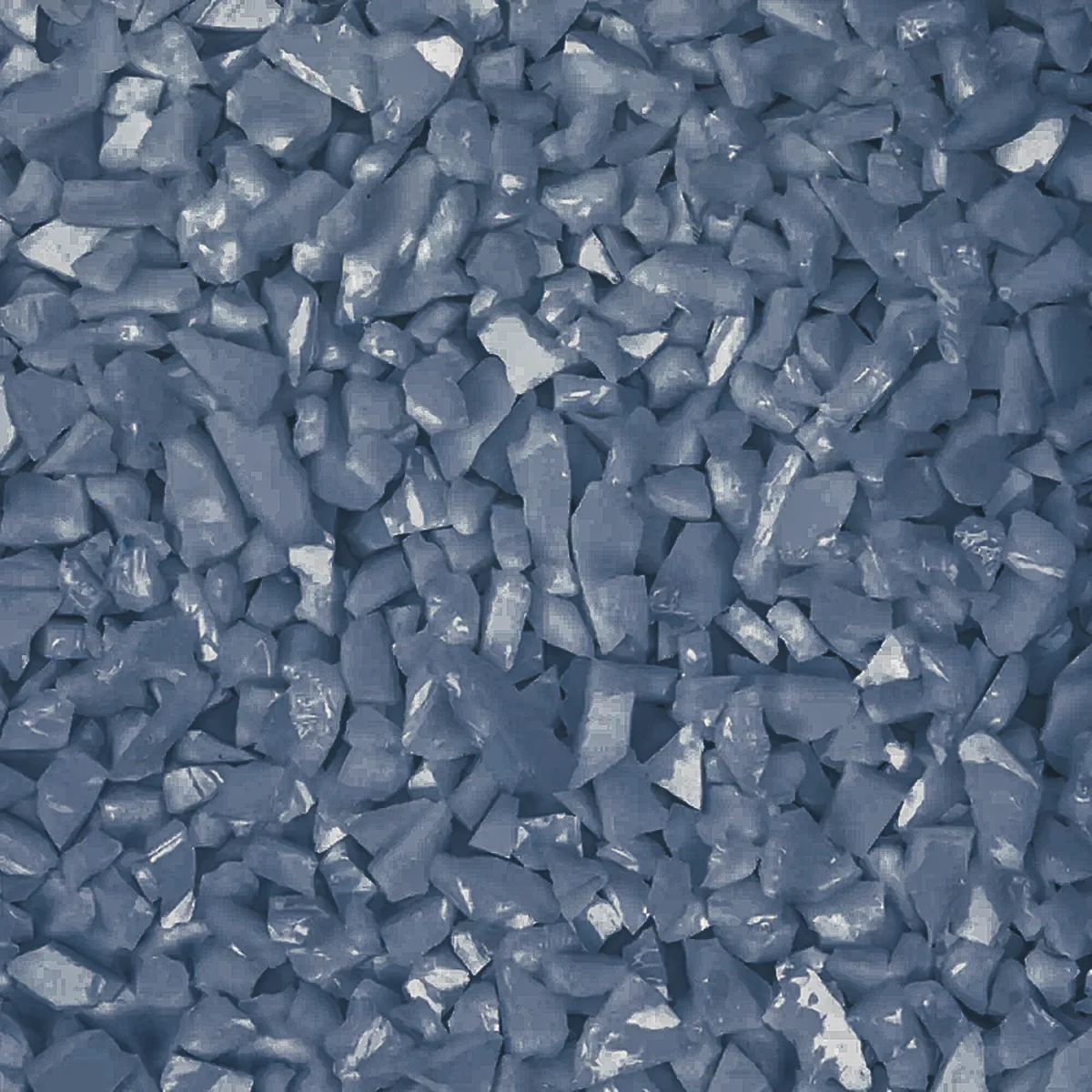 Paynes Gray Opal Mosaic Glass Frit, 8.5 oz