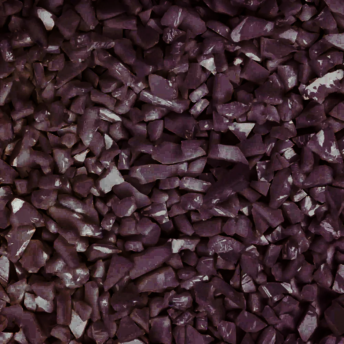 Plum Opal Mosaic Glass Frit, 8.5 oz