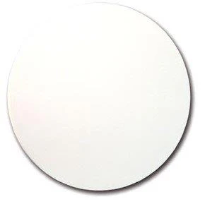 Pre-Cut 10" White Circles 90 COE - 3 mm - 10 per package