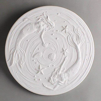 ROUND MERMAID TEXTURE 10.25"dia