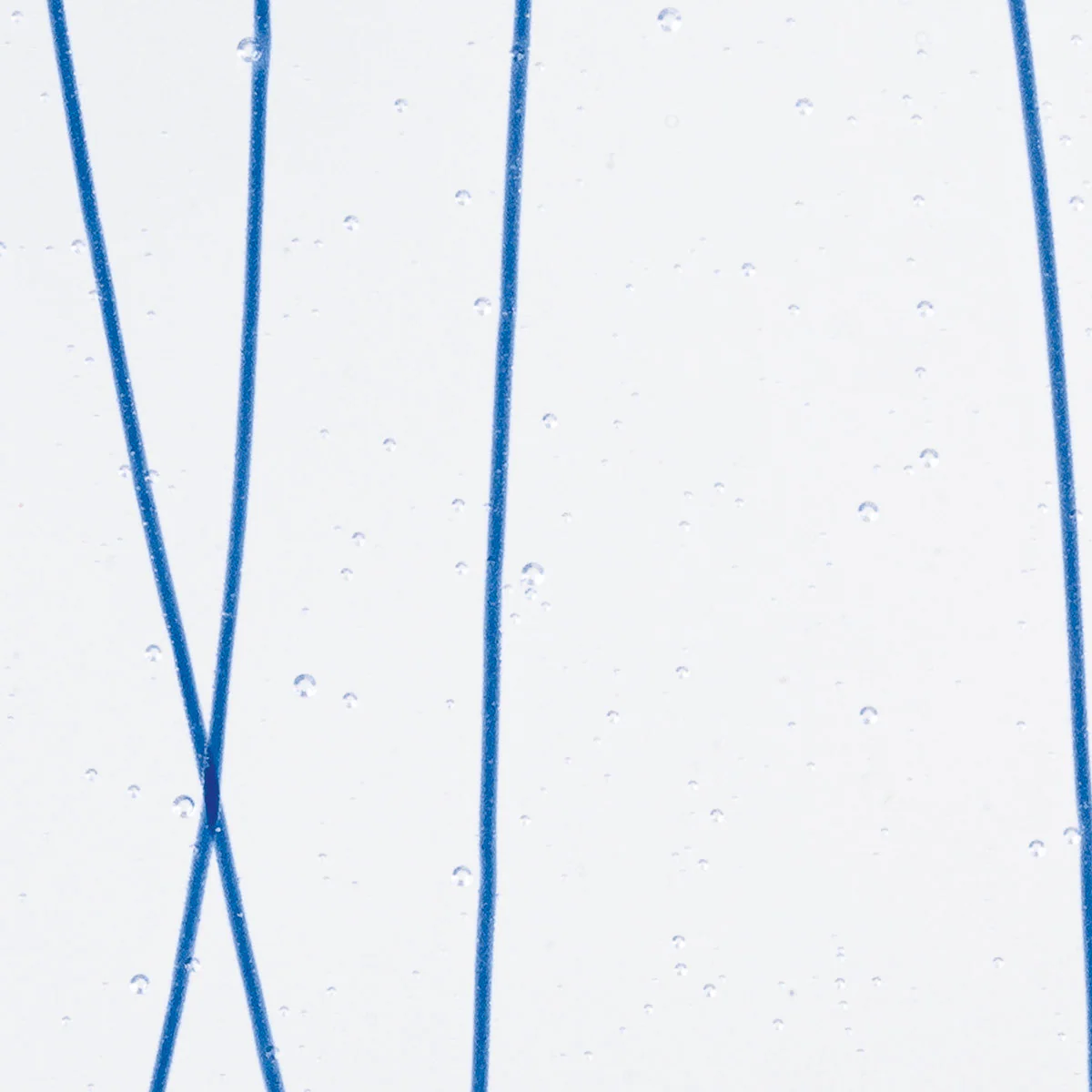 Royal Blue Streamers on Clear Base, 3mm - Image 2