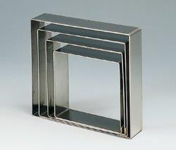7-3/4" SQUARE STAINLESS STEEL