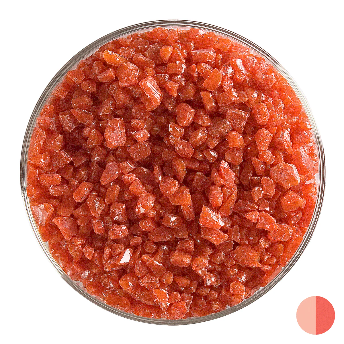 Tomato Red Opalescent, Coarse, 1 lb.