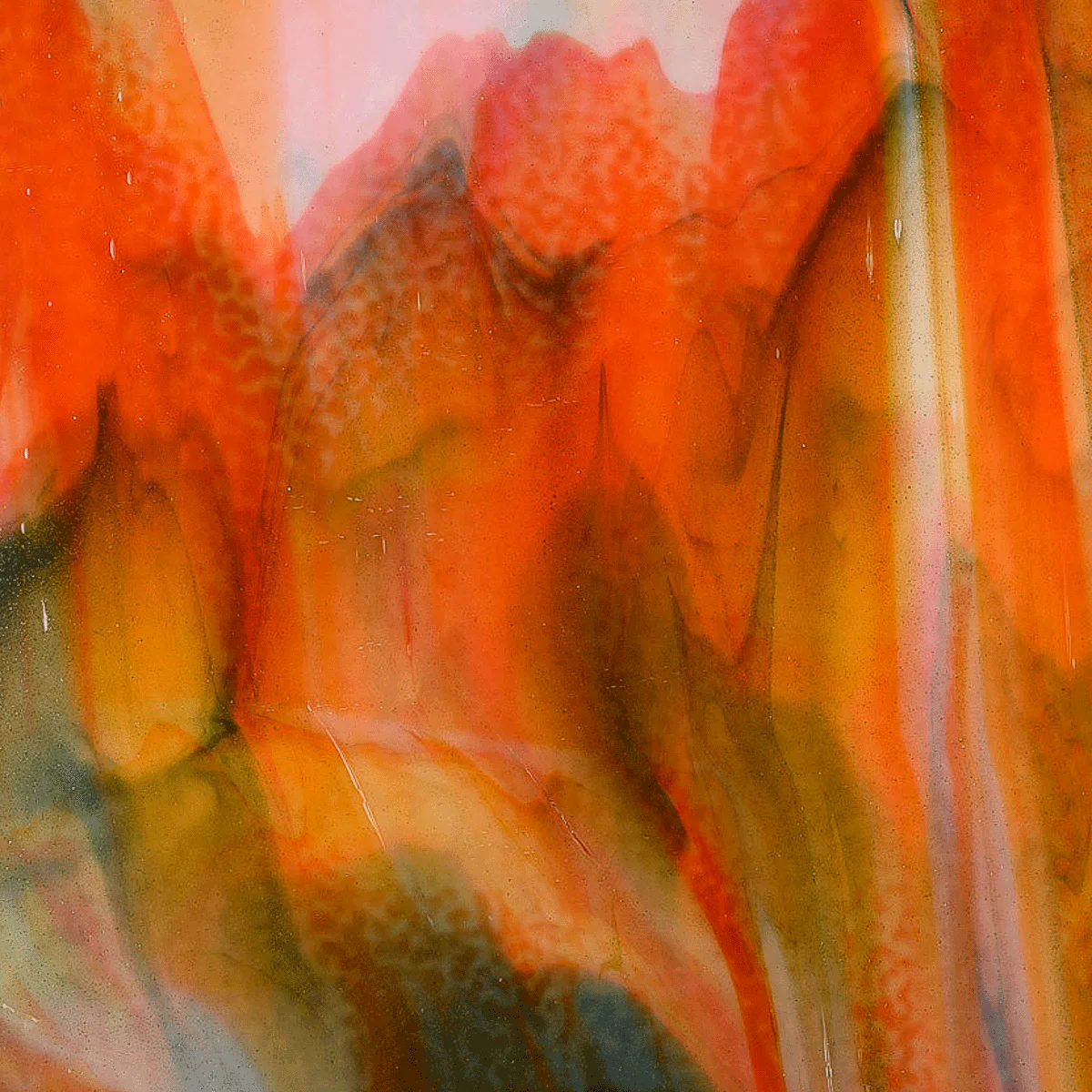 White, Orange Opal, Deep Forest Green 3+ Color Mix, 3mm - Image 2