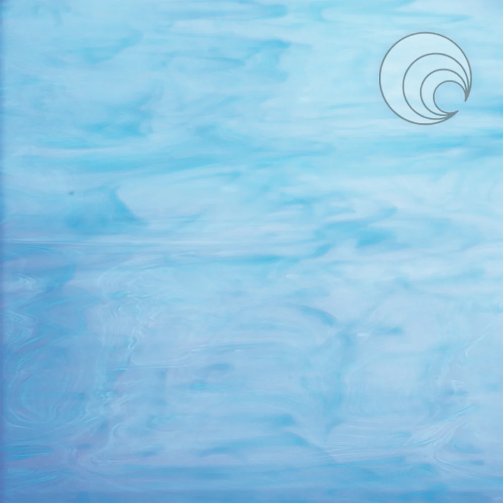 White/sky Blue/Semi-Translucent