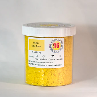 Wissmach 96 Goldtone Opal Coarse Frit - 1 lb.