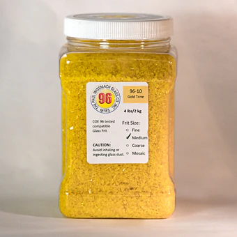 Wissmach 96 Goldtone Opal Medium Frit - 4 lbs.